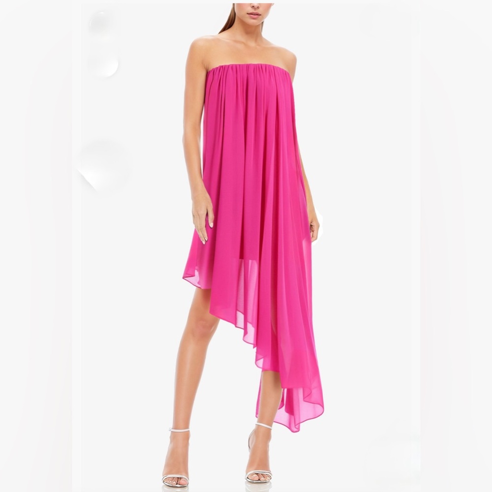 One33 Social Women's The Maeve Strapless High Low Maxi Dress Size 00
